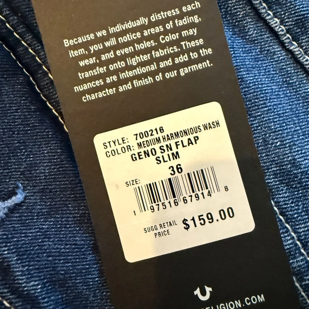 True Religion Men’s Jeans Size 36
